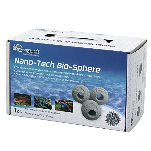 Maxspect Nano Tech BIO Spheres 1KG / 40-44 PZ BIO Sfere per Filtro Acquario Sump