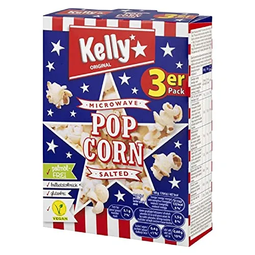 'Popcorn Salati Kelly’s Original Microonde 270g