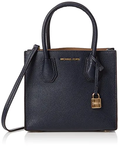 Michael Kors Mercer - Borse a spalla Donna, Blau (Adrmial), 11x20x22 cm (B x H T)