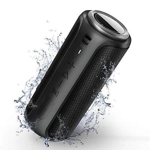 Cassa Bluetooth 30W Altoparlante Portatile Bluetooth 5.0 con Bassi Potenti, TWS 360° Suono Stereo IPX7 Impermeabile Speaker AUX & Micro SD e Chiamata Vivavoce per Interno ed Esterno Viaggio