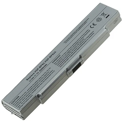 Batteria SOSTITUISCE 5200mAh 10,8V per portatile Sony VGPBPS2, VGP-BPS2, VGPBPS2A, VGP-BPS2A, VGPBPS2A/S, VGP-BPS2A/S, VGPBPS2B, VGP-BPS2B, VGPBPS2C, VGP-BPS2C, VGPBPS2C/S, VGP-BPS2C/S, VGPBPS2C/S/E