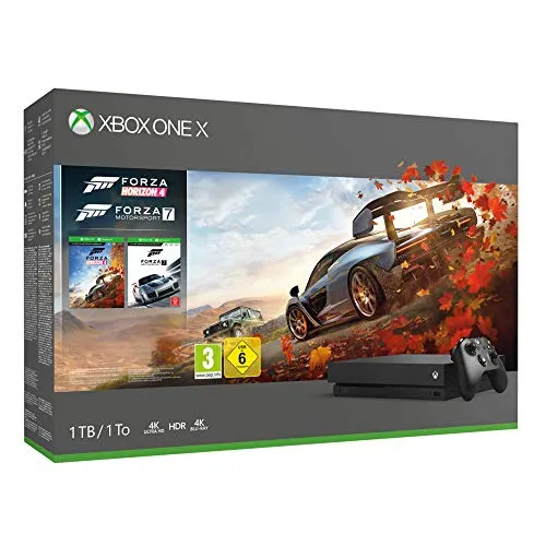 Xbox One X 1TB + Forza Horizon 4 + 14gg Xbox Live Gold + 1 Mese Gamepass [Bundle]