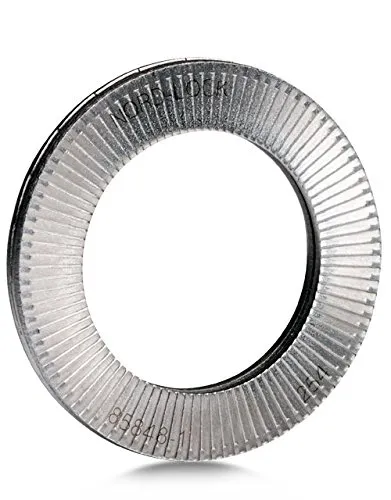 Rondelle di sicurezza a cuneo in acciaio inossidabile Nord-Lock, NL4ss-254 (10 pezzi) per M4 | 4,4 mm x 7,6 mm x 2,2 mm