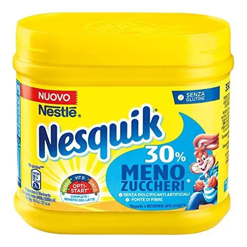 Nesquik 30% Meno Zuccheri Cacao Solubile per Latte - 350 g