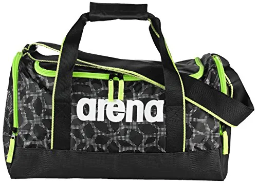 Arena Spiky 2 Small, Borsa Sportiva Unisex Adulto, Nero (Black/Pivot/Fluo Green), Taglia Unica