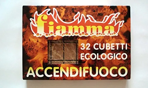 Accendifuoco Ecologico 'Fiamma' Per Accendere Caminetti, Grill E Stufe.
