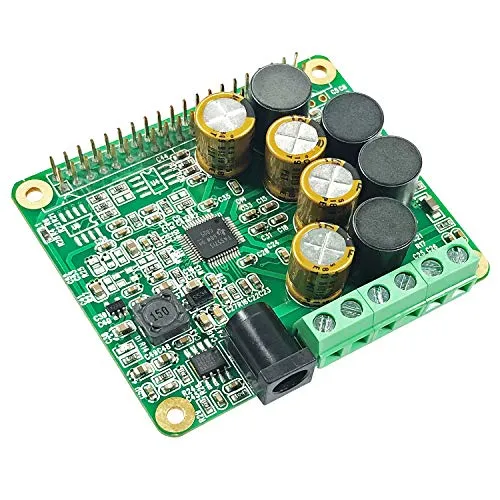 RPI HiFi AMP HAT TAS5713 Amplifier Audio Module 25W Class-D Power Sound Card Expansion Board for Raspberry Pi 4 3 B+ Pi Zero Nichicon Capacitor