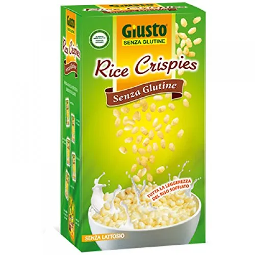 riso soffiato rice crispies senza glutine giusto 250 g