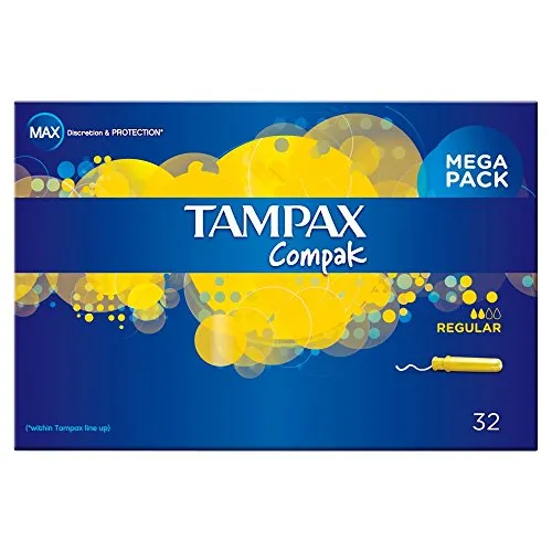 Tampax Compak regolare Tamponi Applicatore X 32