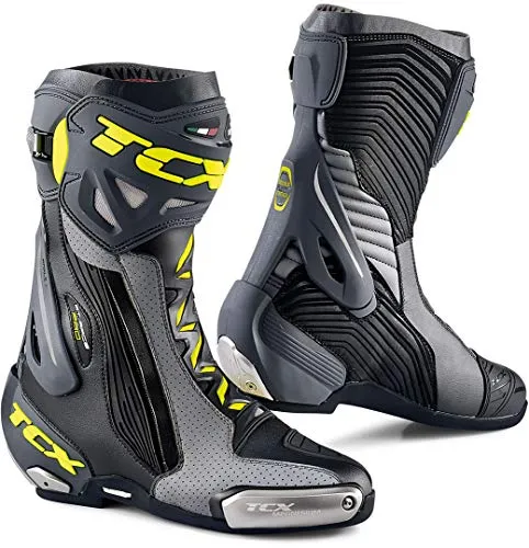 TCX Rt-race Pro Air-Stivale Moto da Uomo, Multicolore (NEGR), 41 EU