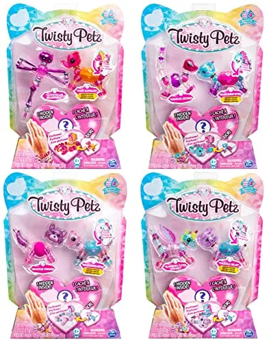 Twisty Petz- Confezione da 3 Pezzi, Multicolore, 6044203, 3 Pack