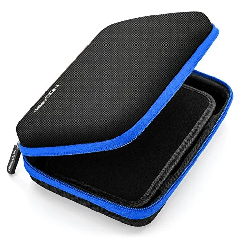 deleyCON Cover Custodia per Dispositivi di Navigazione - 6 & 6,2 Pollici (17 x 12 x 4,5 cm) - Resistente & Antiurto - 1 Tasche Interne - Blu