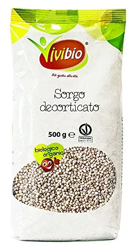 VVB Sorgo Decorticato Bio, 500 gr (Confezione da 6 pezzi)