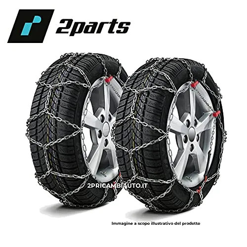 2parts Catene da Neve Omologate e Certificate Gruppo 60 per Pneumatici Misura 175/65 R15