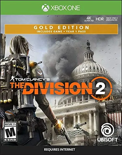 Ubisoft Tom Clancy's The Division 2 - Gold Steelbook Edition, Xbox One videogioco Oro Inglese