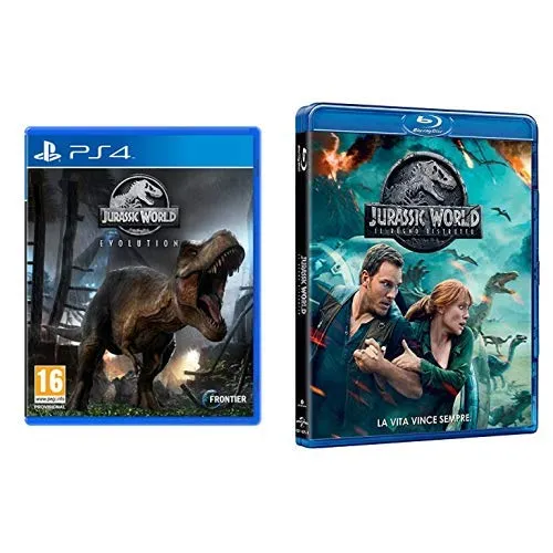 Jurassic World Evolution +Jurassic World: il Regno Distrutto (Blu Ray) - PlayStation 4