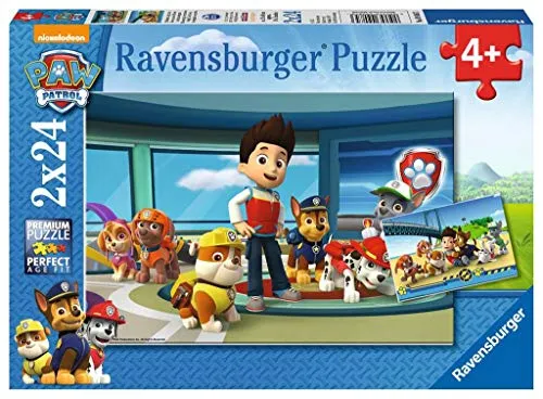 Ravensburger Puzzle Paw Patrol B Puzzle 2x24 pz Puzzle per Bambini