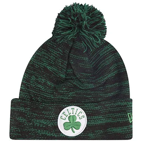 New Era Boston Celtics Marl Knit Beanie Beany Wool Hat Mütze