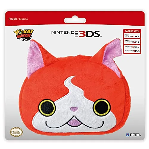 Hori Custodia Peluche Yo-Kai Watch Jibanyan per Nintendo 3DS/3DS XL/2DS XL - Ufficiale Nintendo