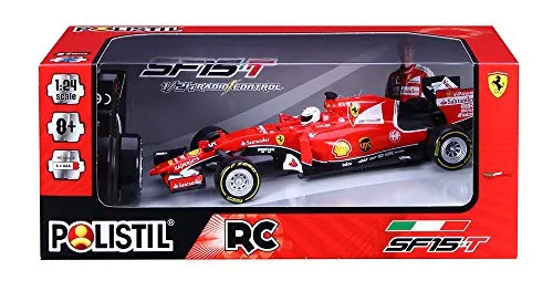 Mac Due Italy- Rc Auto 1:24 Ferrari Vettel Polist. 953835, Multicolore, 873187