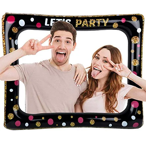 Dusenly Let's Party - Cornice gonfiabile per selfie, per compleanni, matrimoni e feste di addio al nubilato