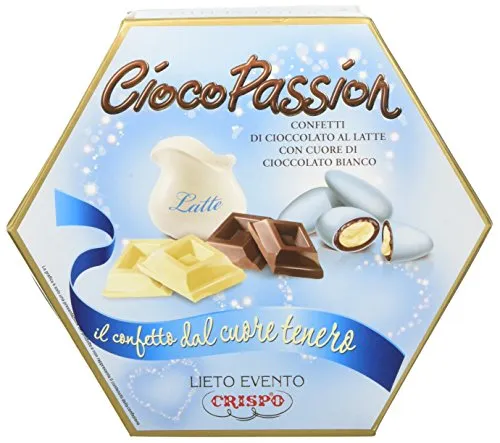 Crispo Confetti Cioco Passion Lieto Evento - Colore Celeste -  500 g