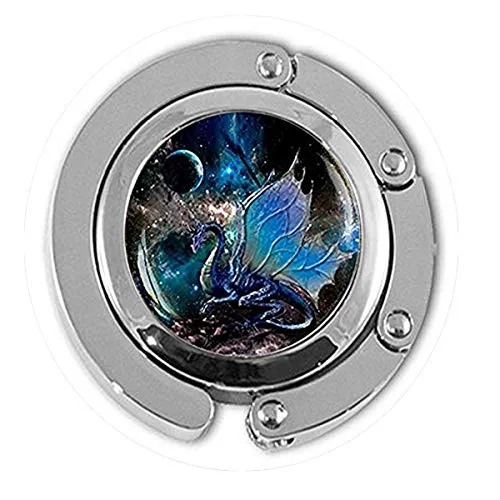 bab Blue Wing Dragon Collana con ciondolo a forma di drago o drago drago gioielli ciondolo drago drago collana gancio - bibbia citazione gancio - gancio religioso