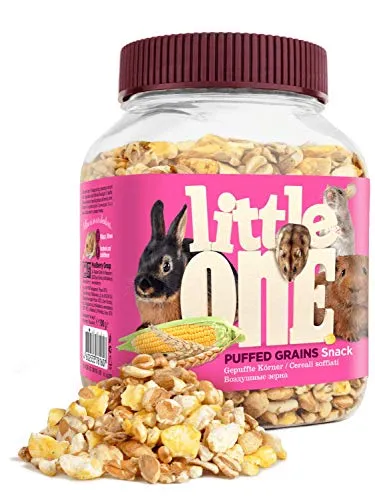 Little One Puffed Grains. Snack for all Small Mammals 100 Gram