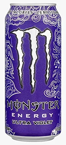 Monster Ultra Violet Zero Calorie Energy Drink Lattina da 500ml