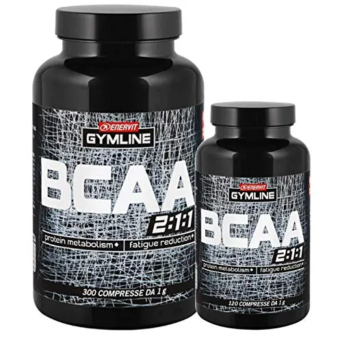 Enervit Gymline Muscle B.C.A.A. Amminoacidi Ramificati 300 Compresse+120 OMAGGIO