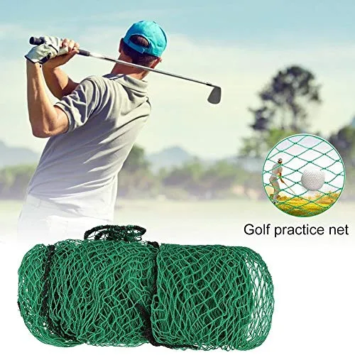 Thrivinger Golf Practice Net, Rete da Allenamento per Golf, Attrezzatura per Aiuti da Golf per Uso Interno Ed Esterno, 3x3m-verde