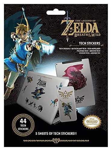 The Legend Of Zelda: Breath Of The Wild, kit di 44 adesivi, multicolore