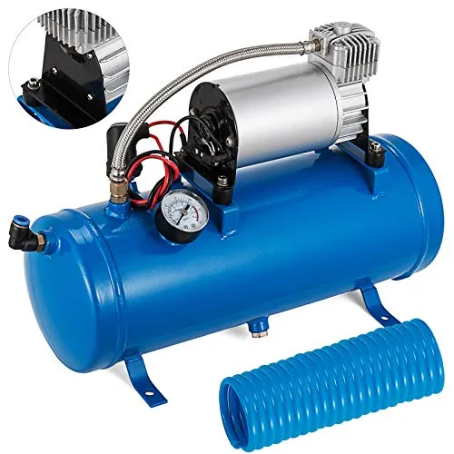 HODOY Compressore Aria 6L Compressore 12V Compressore Portatile Mini Compressore (Blue)