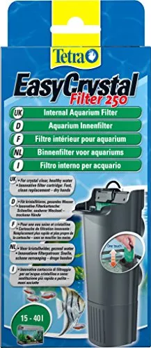 Tetra EasyCrystal 250 Aquarium Internal Filter for Crystal Clear, Healthy Water Inside The Fish Tank