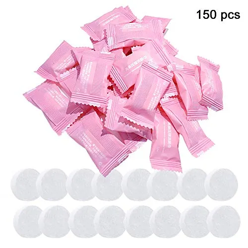 150 pcs Asciugamano Compresso, Asciugamano di Viaggio, Asciugamano Magico, Asciugamani Compressi Magici, Esteriore Facciale Viaggi Salute Sport Asciugamano Magico Bellezza Attrezzo Cosmetico