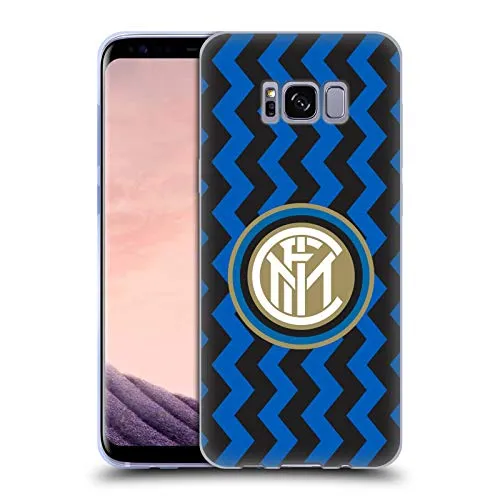 Head Case Designs Licenza Ufficiale Inter Milan in Casa 2020/21 Kit Crest Cover in Morbido Gel Compatibile con Samsung Galaxy S8