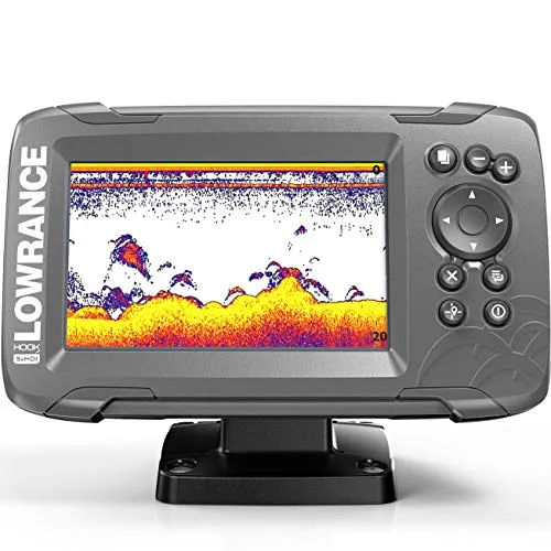 Lowrance HOOK2-5X Hook2 GPS Splitshot HDI - Trova pesci da 5", colore: Nero
