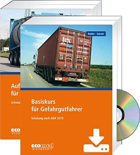 Basiskurs und Auffrischungsschulung für Gefahrgutfahrer - Expertenpaket: Schulung nach ADR 2019 - Teilnehmer- und Referentenunterlagen (2 Broschüren + CD-ROM/Download)