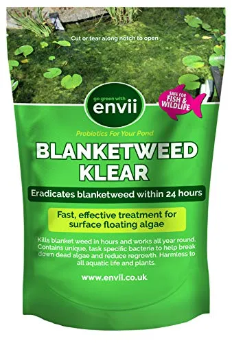 Envii Blanketweed Klear – Trattamento per alghe fluttuanti, elimina le alghe verdi in superficie in 24 ore - 300g