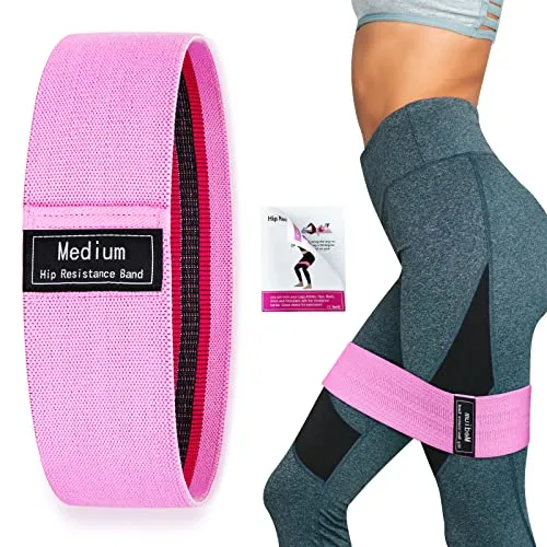 Bande Elastiche Fitness, Fasce Elastiche Fitness Antiscivolo, Elastici Fitness in Tessuto, Bande Fitness Uomo e Donna, Bande di Resistenza per Esercizi Glutei,Gambe,Yoga,Pilates,Riabilitazione Fisico