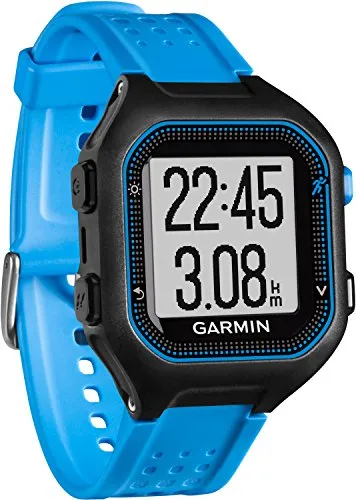 Garmin Forerunner 25 Running GPS, Large, Nero/Blu