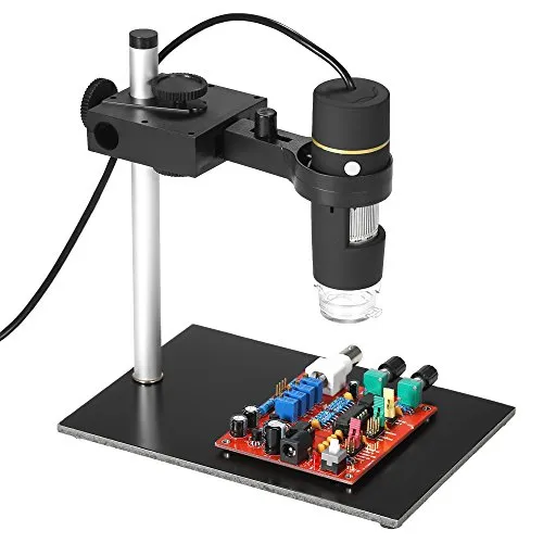 KKmoon Microscopio Digitale USB con Ingrandimento 1000X con Funzione OTG Lente di Ingrandimento con Lente di Ingrandimento a 8 LED con Supporto