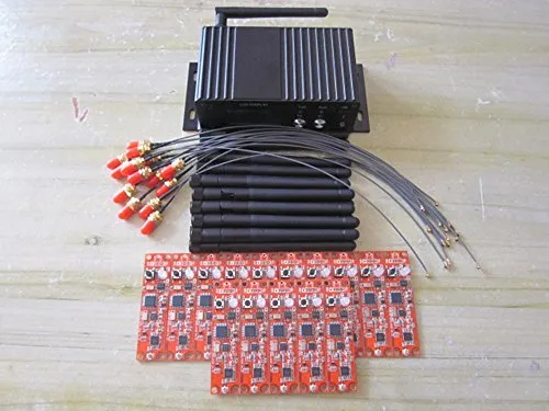 1 ricetrasmettitore DMX wireless (trasmettitore e ricevitore) e 15 set modulo PCB