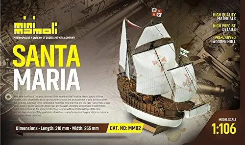 MINI MAMOLI - Modello Kit Barca Santa Maria Serie Scala 1:106 - DUS_MM02