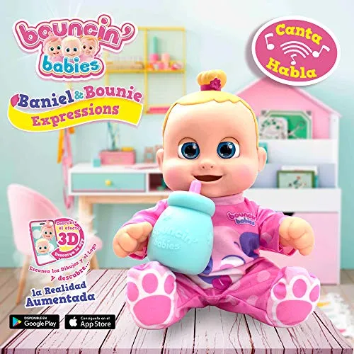 Bouncing Babies My Real Buddy Expressions Bounie, Multicolore, Unica (Cife Spain 41658)