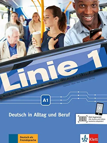Linie. Per la Scuola media. Con e-book. Con espansione online: Linie 1 A1. Kurs- und Übungsbuch mit Video und Audio auf DVD-ROM [Lingua tedesca]