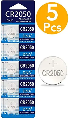 DNA Batteria CR2050, confezione da 5 pezzi