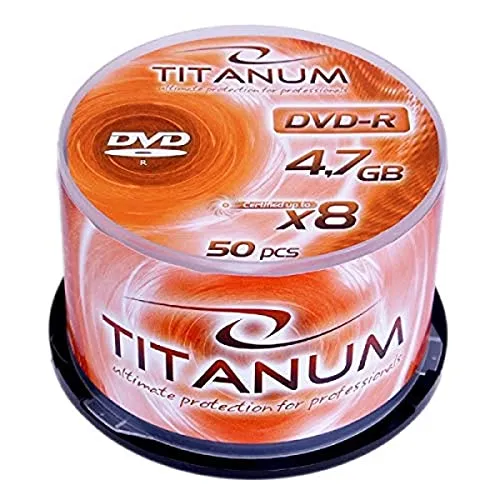 Esperanza TITANUM 4.7GB DVD-R 50pezzo(i) - DVD+RW vergini (4,7 GB, DVD-R, 50 pezzo(i), 120 mm, Porpora, 8x