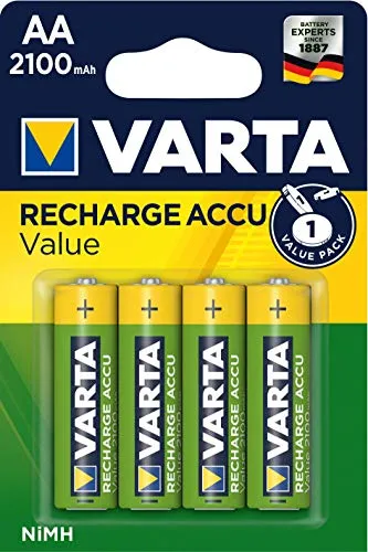 Blx4 2100mAh Varta - VARTA accumulatore mod. R-6 2100mAh blister 4