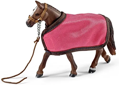 SCHLEICH 42167 - Coperta per Cavallo con Cavezza